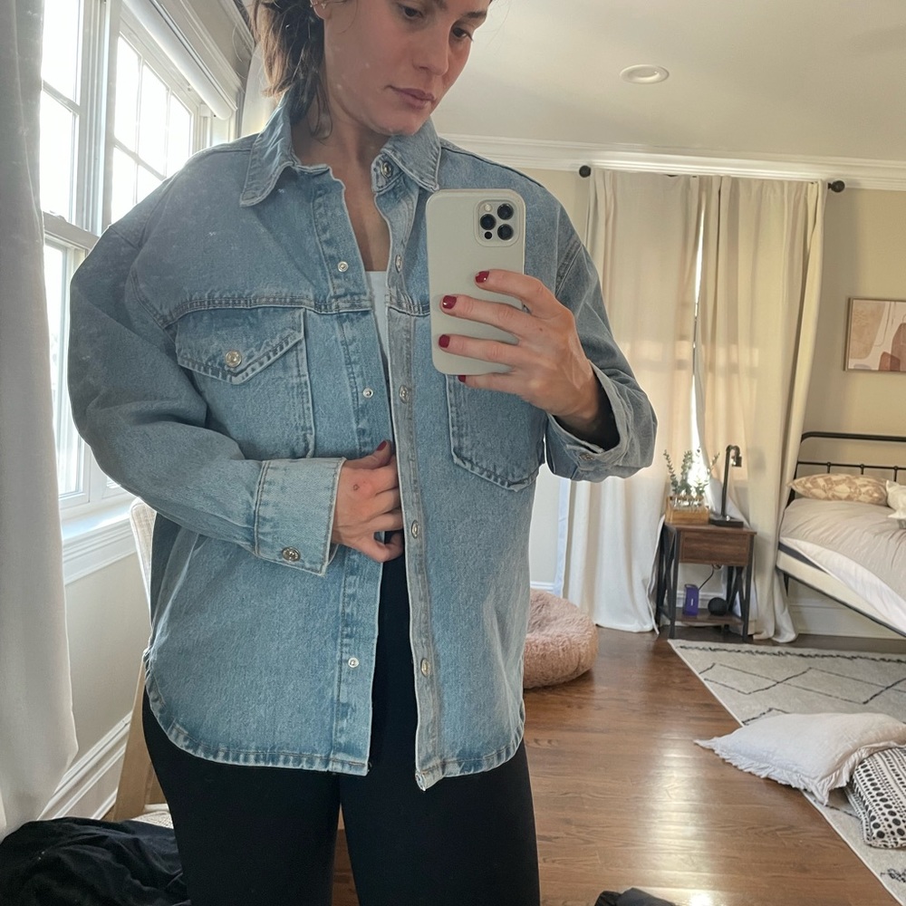 Zara jean shirt